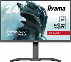 24" IIYAMA G-Master GB2470HSU-B6 Red Eagle schwarz / IPS / 1920x1080 / 16:9 / 0,2ms / 1000:1 / 300cd / Lautsprecher / HDMI / DP