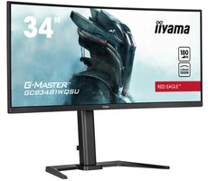 34" IIYAMA G-Master GCB3481WQSU Red Eagle schwarz / VA / 3440 x 1440 / 21:9 / 0,3ms / 4000:1 / 500cd / Lautsprecher / HDMI / DP
