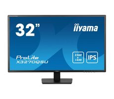 32" IIYAMA ProLite X3270QSU-B1 schwarz / IPS / 2560 x 1440 / 3000:1 / 250cd / 3ms / HDMI+DP / Lautsprecher
