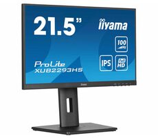 22" IIYAMA ProLite XUB2293HS-B6 / IPS / 1920 x 1080 / 300 cd / 1 ms / 1000:1 / HDMI+DP