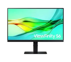 24" Samsung ViewFinity S6 schwarz / IPS / 2560x1440 / 16:9 / 5ms / 1000:1 / 350cd-m2 / HDMI + DP / USB / VESA