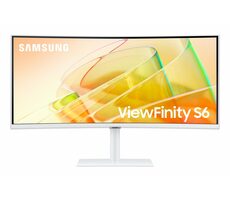 34" Samsung ViewFinity S6 S65TC weiß / VA / 3440x1440 / 21:9 / 5ms / 3000:1 / 350cd-m2 / HDMI + DP / USB / VESA