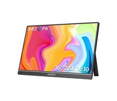 16" Arzopa Z1RC schwarz / 2560x1600 / 16:10 / 60 Hz / 500cd-m2 / miniHDMI + USB-C / Lautsprecher 