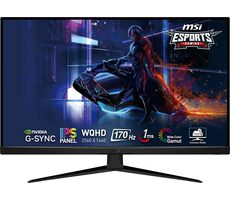 31,5" MSI G321Q schwarz / 2560 x 1440 / IPS / 16:9 / 1ms / 1200:1 / 300cd-m2 / HDMI + DP / VESA 