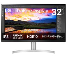 31,5" LG UltraFine 32UN650K-W / IPS / 3840x2160 / 16:9 / 1000:1 / 5ms / 350cd-m2 / HDMI / DP / VESA
