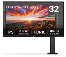 31,5" LG UltraFine 32UN880K-B / IPS / 3840x2160 / 16:9 / 1000:1 / 5ms / 350cd-m2 / HDMI / DP / VESA