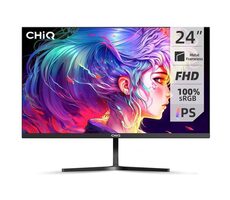 24" CHiQ 24F650 schwarz / IPS / 1920x1080 / 16:9 / 6ms / 1000:1 / 250cd-m2 / HDMI+DP+VGA