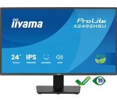24" IIYAMA ProLite X2492HSU-B1 schwarz / IPS / 1920x1080 / 16:9 / 3ms / 1500:1 / 300cd / Lautsprecher / HDMI / DP