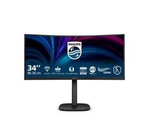 34" Philips 34B2U3600C/00 / VA / 3440 x 1440 / 21:9 / 4 ms / 300 cd/m / 3500:1 / HDMI + DP + USB-C / VESA / Repro