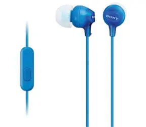 Sony MDR-EX15AP Blau / Kopfhörer mit Mikrofon