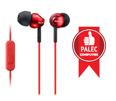 Sony MDR-EX110AP Rot / Kopfhörer mit Mikrofon