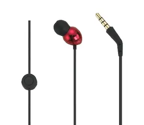 PerfectSound s201 Kopfhörer rot / In-Ear / mit Mikrofon / Metall / 18 Ohm / 3,5 Klinke