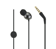 PerfectSound s201 Kopfhörer grau / In-Ear / mit Mikrofon / Metall / 18 Ohm / 3,5 Klinke