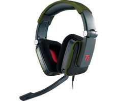 Thermaltake eSPORTS Headset Shock Battle Edition Grün / 40 mm / 2 * 3,5 mm