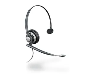 Plantronics EncorePro HW710 / Einzelohr-Clip-on-Headset / schwarz