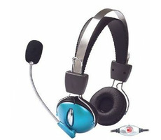 Manhattan Stereo-Kopfhörer mit Mikrofon / Multimedia / schwarz