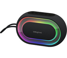 Creative Lautsprecher HALO RGB schwarz / mobiler kabelloser Lautsprecher