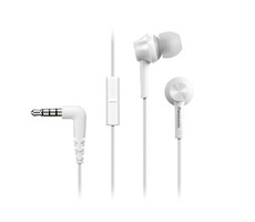 Panasonic RP-TCM115E-W weiß / Kopfhörer mit Mikrofon / 3,5-mm-Klinke / 1,2 m