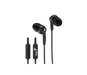 Genius Kopfhörer HS-M320 schwarz / mit Mikrofon / 4Pin 3,5mm Klinke