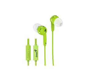 Genius Kopfhörer HS-M320 grün / mit Mikrofon / 4Pin 3,5mm Klinke
