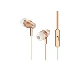 Genius Kopfhörer HS-M360 gold / mit Mikrofon / 4pin 3,5mm Klinke