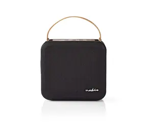Nedis SPBT35100BN - Bluetooth®-Lautsprecher / Schwarz - Braun / 45 W / Wasserdicht / Tragbarer Griff 