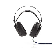 Nedis GHST300BK - Gaming-Kopfhörer Schwarz / Over-Ear / Ultra Bass / LED-Licht / 3,5-mm-USB-Anschlüsse