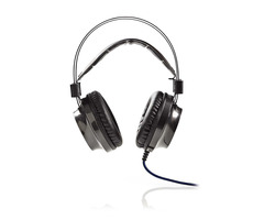 Nedis GHST400BK - Gaming-Kopfhörer Schwarz / Over-Ear / Feedback / LED-Licht / 3,5-mm-USB-Anschlüsse