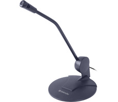 Defender MIC-117 / Tischmikrofon / Kondensator / 3,5-mm-Klinke / schwarz