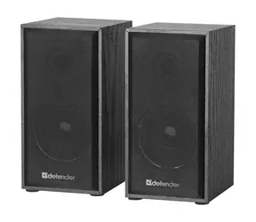 Defender SPK 240 Lautsprecher 2.0 / 2x 3W / Lautstärkeregelung / USB+3,5mm / Holz / Schwarz