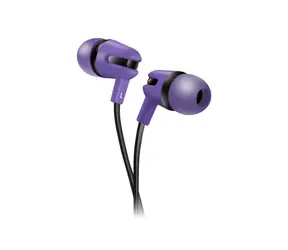 Canyon CNS-CEP4P / Kopfhörer mit Mikrofon / Flachkabel / 3,5-mm-Klinke / Lila