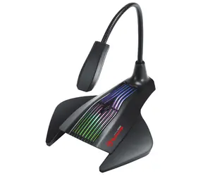 Marvo MIC-01 schwarz / Tischmikrofon / RGB-Hintergrundbeleuchtung / 1,5 m