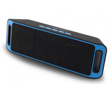 Esperanza EP126KB FOLK schwarz-blau / Bluetooth-Lautsprecher / 2x3W / 5V / 800mAh / BT 4.1 / FM-Radio / microSD