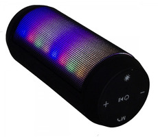 Esperanza EP133K FADO schwarz / Bluetooth-Lautsprecher / 5W / 5V / 800mAh / LED / BT 3.0 / FM-Radio / AUX / USB / microSD