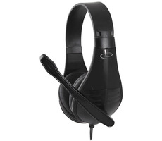 Esperanza EH209K Mento schwarz / Stereo-Kopfhörer mit Mikrofon / 3,5-mm-Klinke / 1,5 m