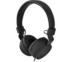 Esperanza EH212K Bongo schwarz / Stereo-Kopfhörer mit Mikrofon / 3,5-mm-Klinke / Lautstärkeregler / 1,5 m