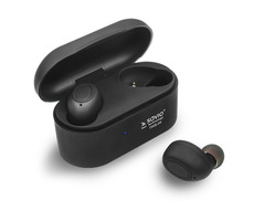 Savio TWS-04 Bluetooth In-Ear-Kopfhörer schwarz / Ladeetui / Mikrofon / Touch-Taste