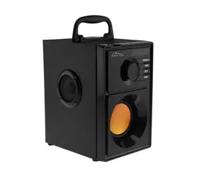 Media-Tech BOOMBOX schwarz / kabelloser Lautsprecher / RMS 15W + Subwoofer PMPO 600W / BT 2.1 + EDR / FM-Radio / microSD