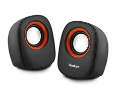 YENKEE YSP 2001BK schwarz / 2.0 Stereo Lautsprecher / RMS 2x3W / 3,5mm Klinke