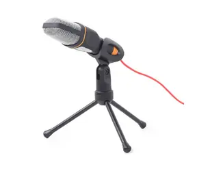 Gembird MIC-D-03 Tischmikrofon / Stativ / 3,5 mm Klinke / Schwarz