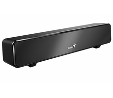 Genius USB SoundBar 100 / Soundbar-Lautsprecher / kabelgebunden / 6 W / USB / 3,5-Zoll-Buchse / schwarz