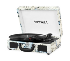 Victrola VSC-550BT weiß / Plattenspielergehäuse / 33 & 45 & 78 U/min / BT / RCA / 3,5-mm-Buchse / Lautsprecher