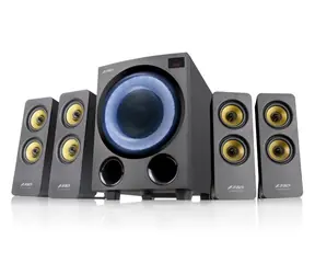 FENDA F&D F7770X schwarz / Lautsprecher / 4.1 / 80W / BT5.0 / UKW-Radio / USB-Wiedergabe / optischer Eingang / Fernbedienung