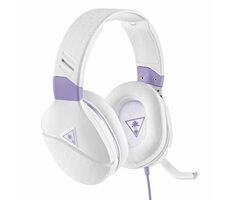 Turtle Beach RECON SPARK weiß-lila / Gaming-Kopfhörer / 40-mm-Treiber / 3,5-mm-Klinkenstecker / Mikrofon / Lautstärkeregler