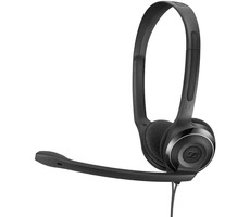 EPOS Headset PC 8 USB Stereo schwarz / Headset - doppelseitiger Kopfhörer mit Mikrofon / USB / 2m