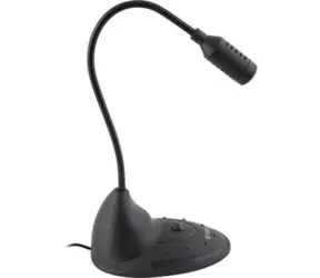 YENKEE YMC 1011BK Tischmikrofon für PC / 1,8 m