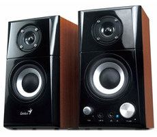 Genius SP-HF 500A v2 Holz braun-schwarz / Repro / 2,0 / 16W / 3,5mm Klinke