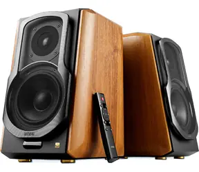 Edifier S1000MKII schwarzbraun / 2.0 / Lautsprecher / Bluetooth / AUX / Koax. / opt. / RMS 120W 