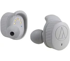 AUDIO-TECHNICA ATH-SPORT7TWGY grau / kabellose In-Ear-Kopfhörer / mit Mikrofon / Bluetooth