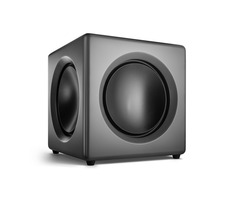 Wavemaster FUSION grau / Aktiver Subwoofer / 200 mm / RMS 125 W